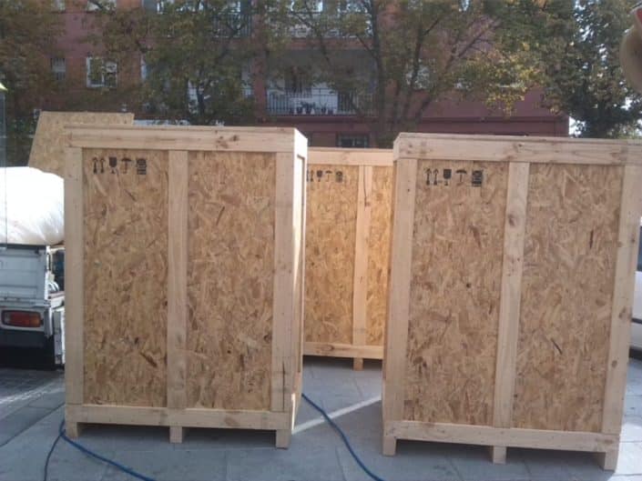 cajas de madera embalaje industrial