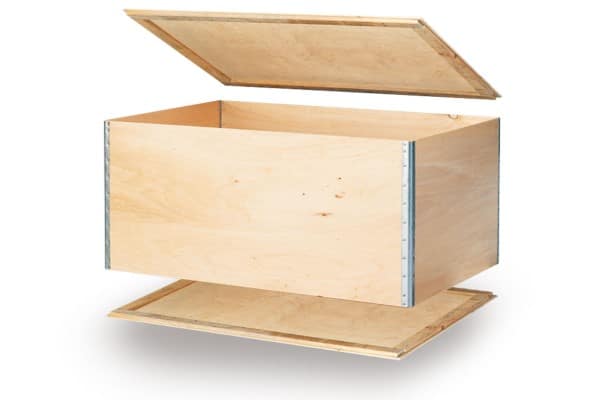 Cajas plegables de madera